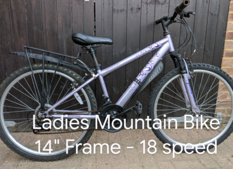 14 frame ladies bike